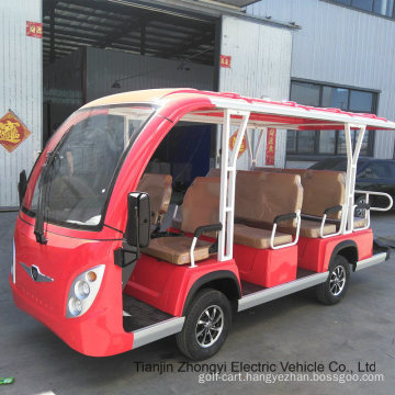 Best Seller Custom Club Car Electric Sightseeing Luxury Bus for Sale Cheap Price with Back Seat